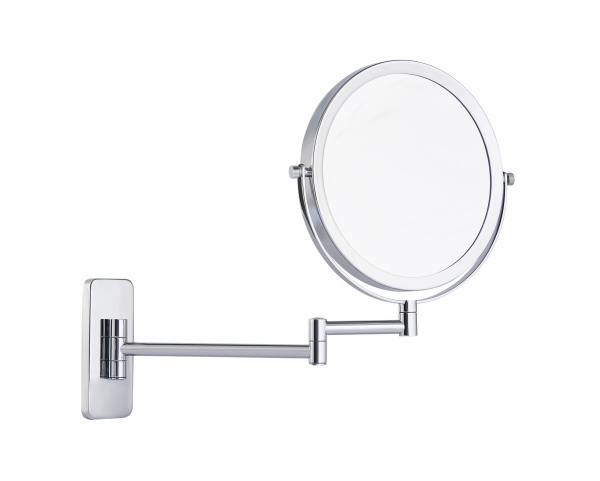 Wall mounted magnifying mirror for hotel bathroom LV-B80