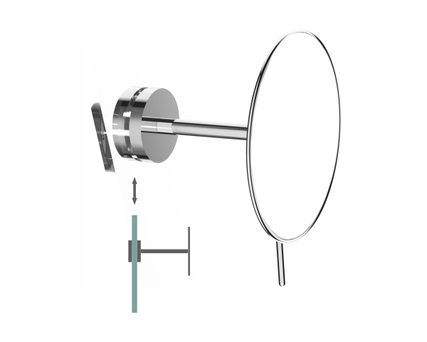 Hotel Procurement Wall Mounted Magnifying Mirror LV-B137
